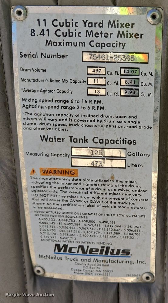 image for item DO2536 2006 Kenworth W900 ready mix truck