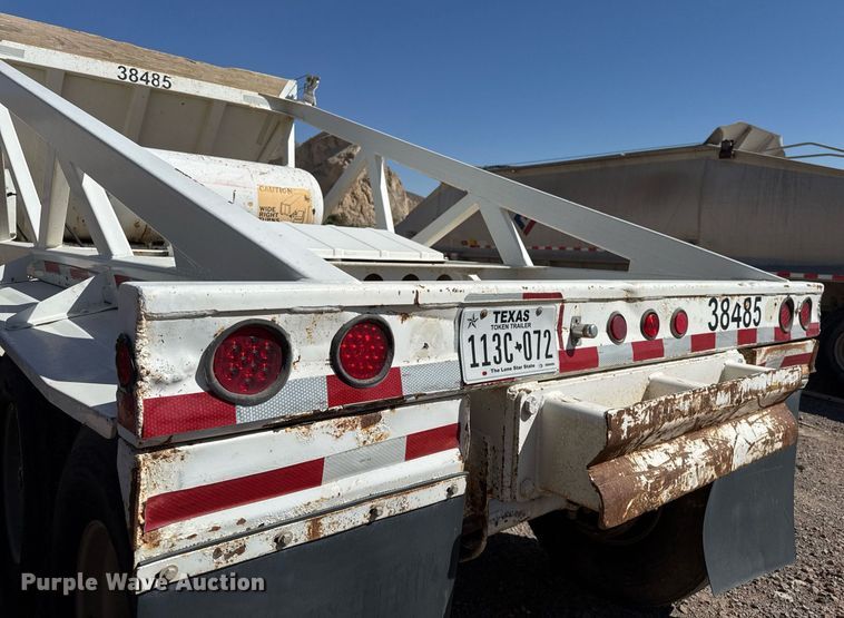 image for item DO2538 1998 Ranch Mfg. bottom dump trailer