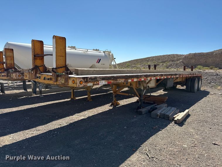 image for item DO2540 2000 Dorsey DGTS-42 flatbed trailer