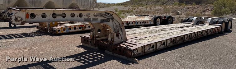 image for item DO2542 1986 Knight KB632 lowboy equipment trailer
