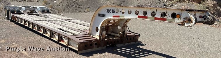 image for item DO2542 1986 Knight KB632 lowboy equipment trailer