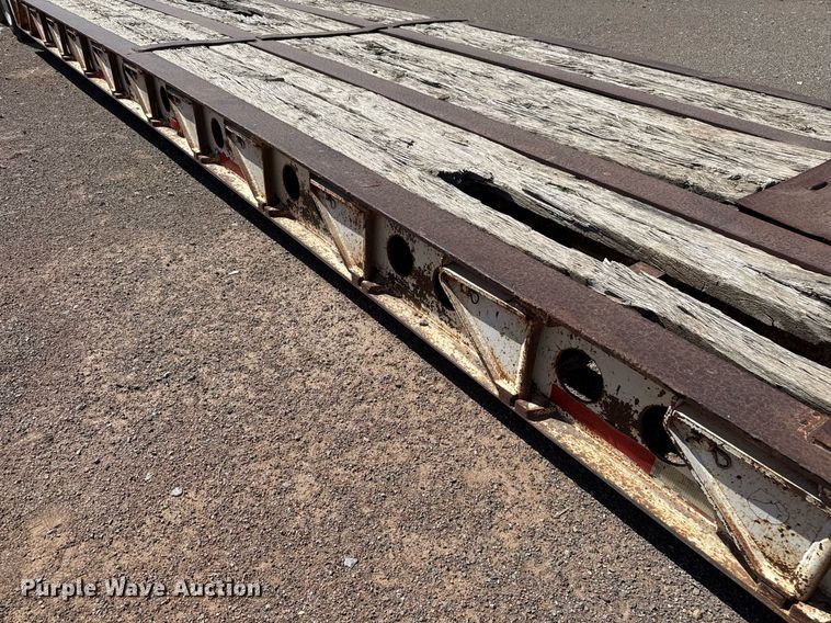 image for item DO2542 1986 Knight KB632 lowboy equipment trailer