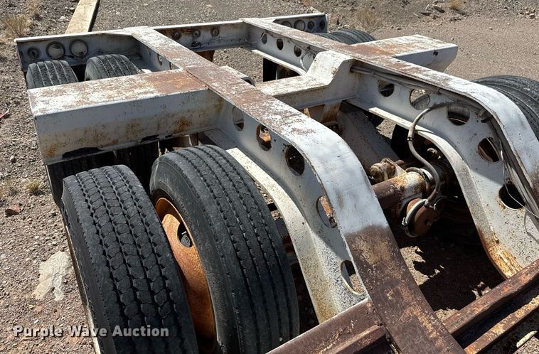 image for item DO2542 1986 Knight KB632 lowboy equipment trailer