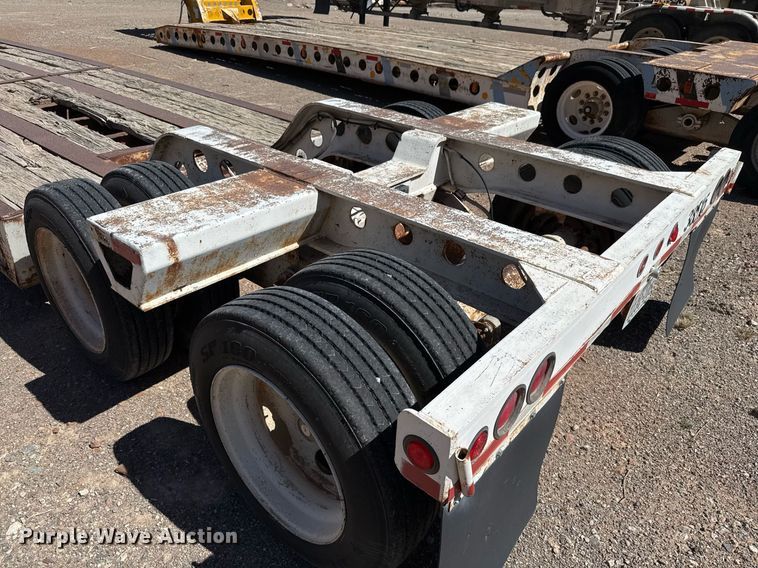 image for item DO2542 1986 Knight KB632 lowboy equipment trailer