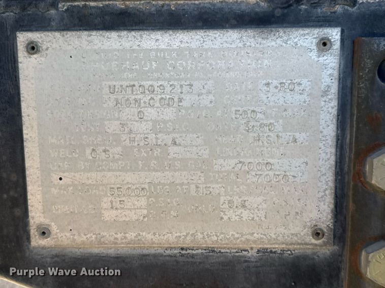 image for item DO2544 1980 Fruehauf TEHF2R7000 tank trailer