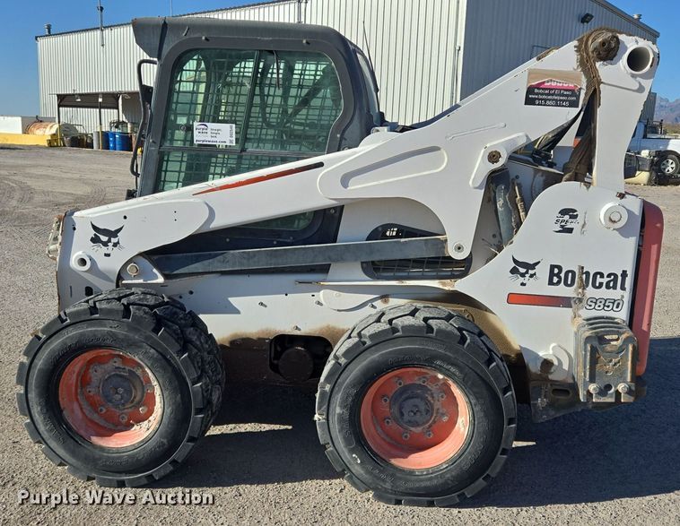 image for item DO2549 2014 Bobcat S850 skid steer loader