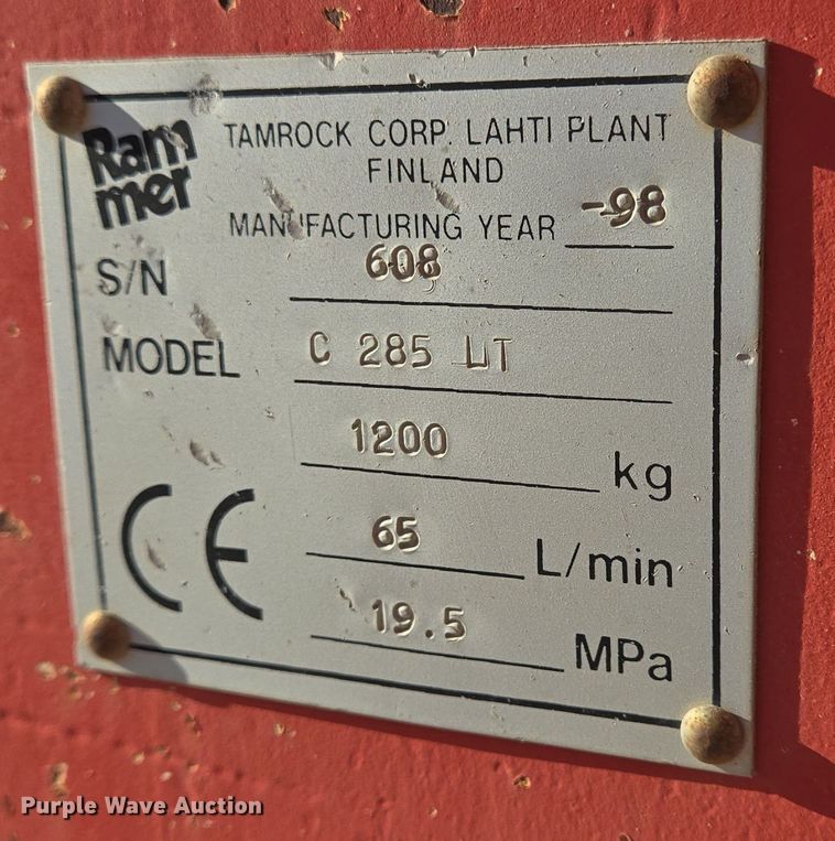 image for item DO2550 1998 Nordberg Lokotrack 100  jaw crusher