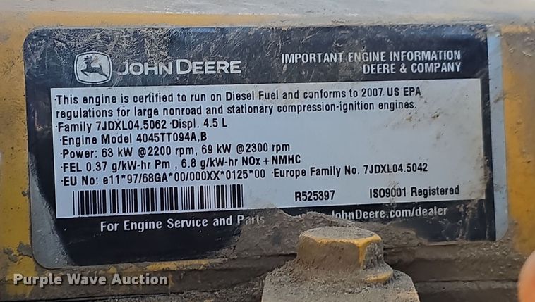 image for item DO5461 2007 John Deere 310SJ backhoe