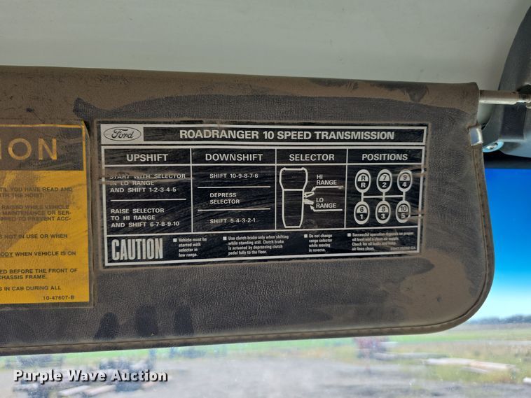 image for item DO5462 1994 Ford L8000 dump truck