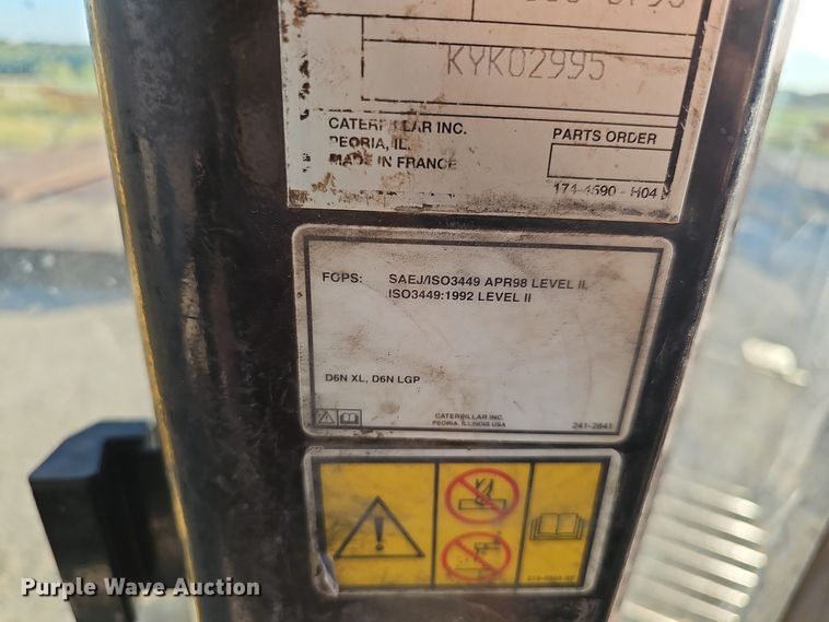 image for item DO5463 2014 Caterpillar D6N T4 LGP dozer