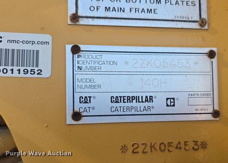 image for item DO5464 2000 Caterpillar 140 VHP motor grader
