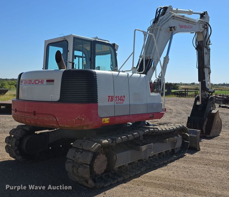 image for item DO5465 2015 Takeuchi TB1140 Series 2 mini excavator