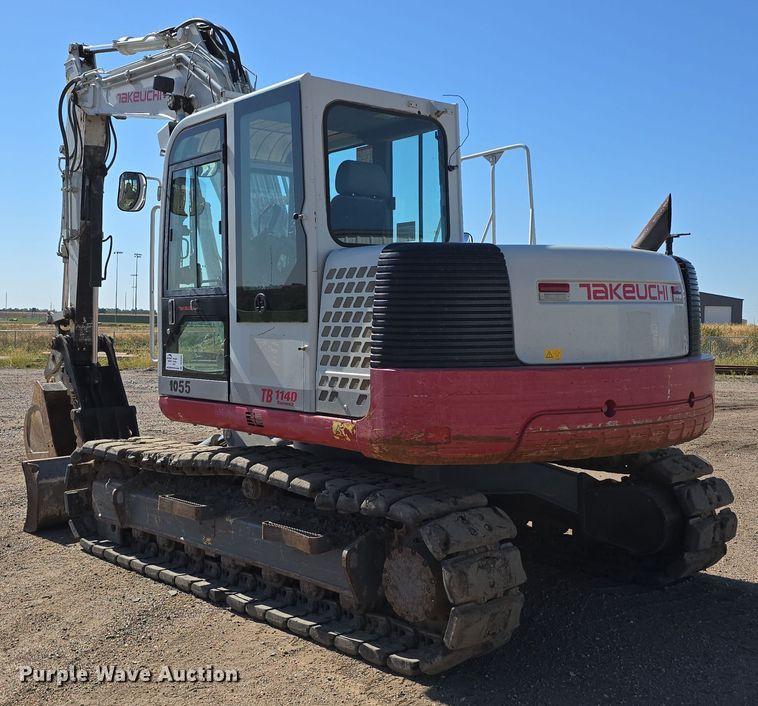 image for item DO5465 2015 Takeuchi TB1140 Series 2 mini excavator