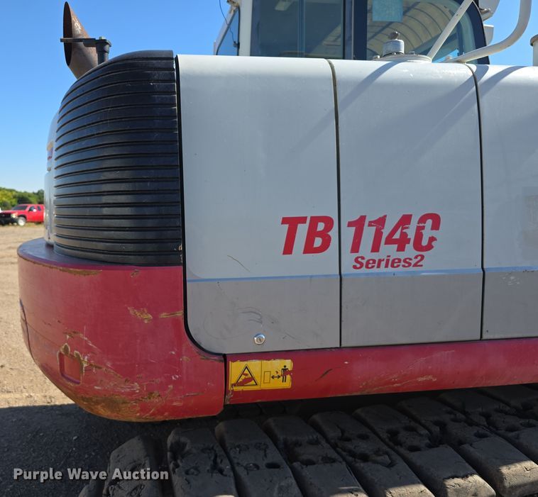 image for item DO5465 2015 Takeuchi TB1140 Series 2 mini excavator