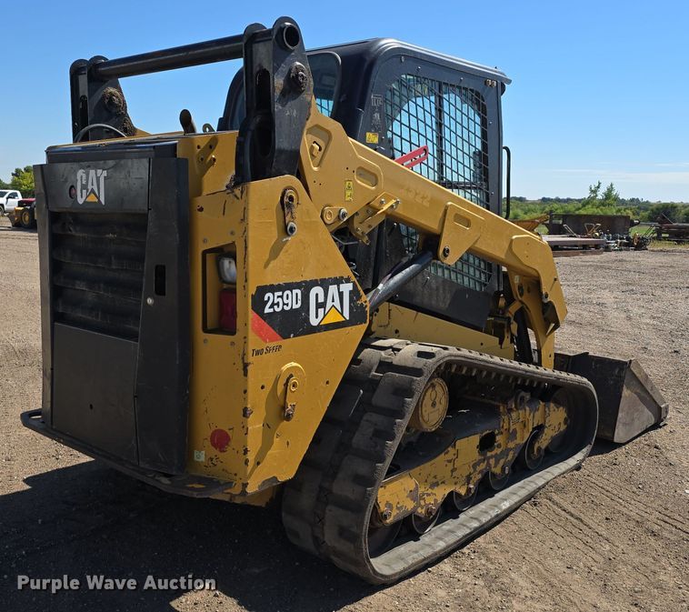 image for item DO5477 2015 Caterpillar 259D tracked skid steer loader