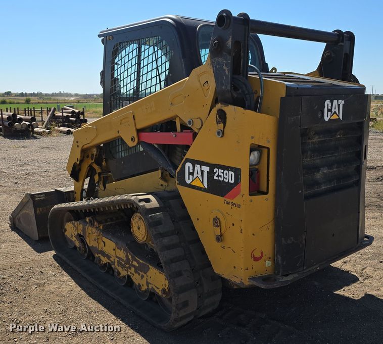 image for item DO5477 2015 Caterpillar 259D tracked skid steer loader
