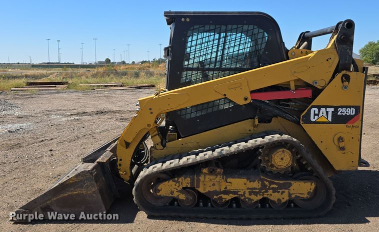 image for item DO5477 2015 Caterpillar 259D tracked skid steer loader
