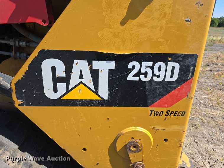 image for item DO5477 2015 Caterpillar 259D tracked skid steer loader