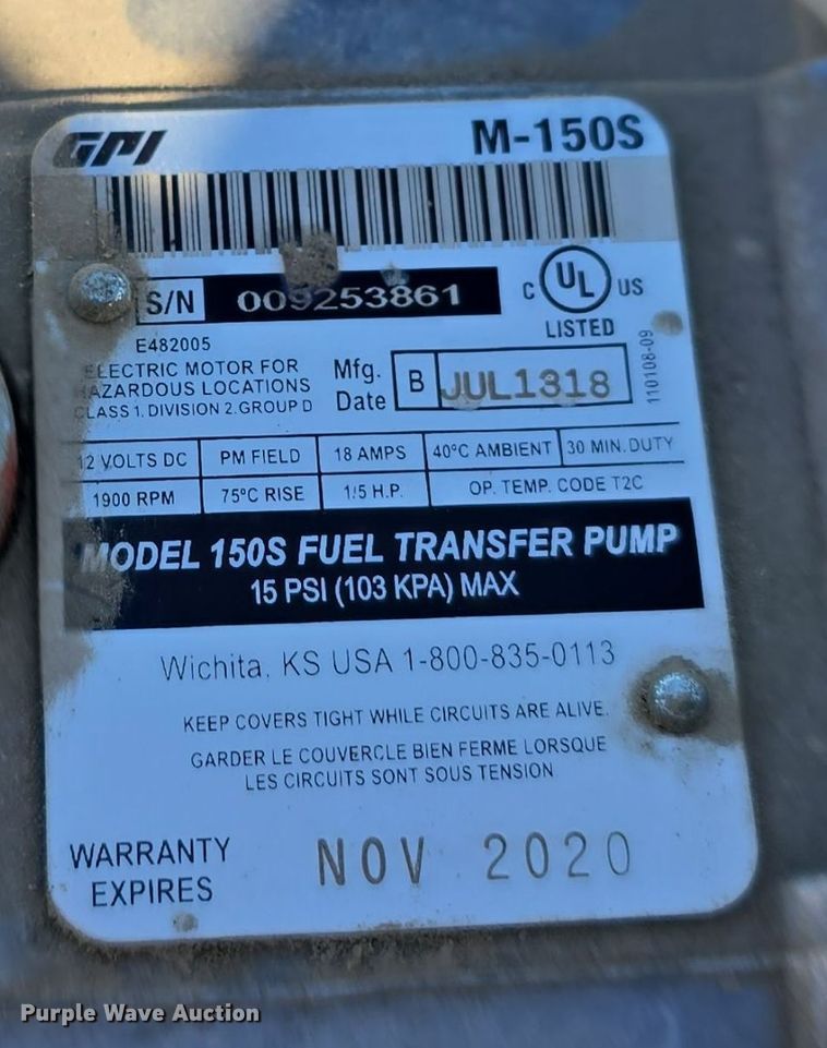 image for item DO5530 (2) auxiliary fuel tanks