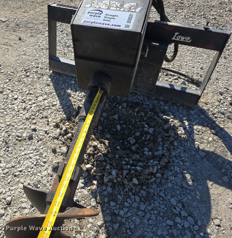 image for item DO5531 Lowe Manufacturing Company 1650E skid steer auger