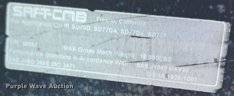 image for item DO5538 2006 Ingersoll Rand SD77F Series TF single drum vibratory roller