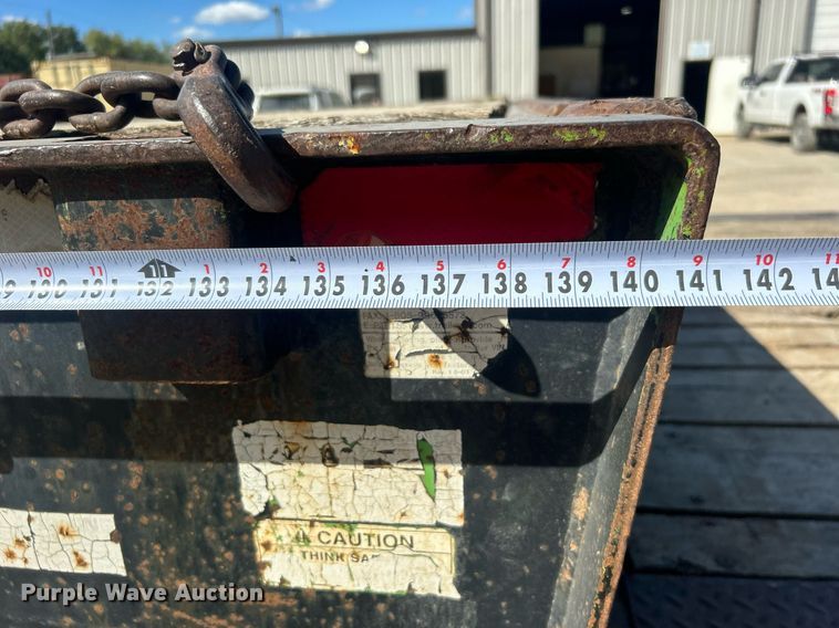 image for item DO7514 2001 Trail-Eze DHT7048 drop deck hydraulic tail equipment trailer