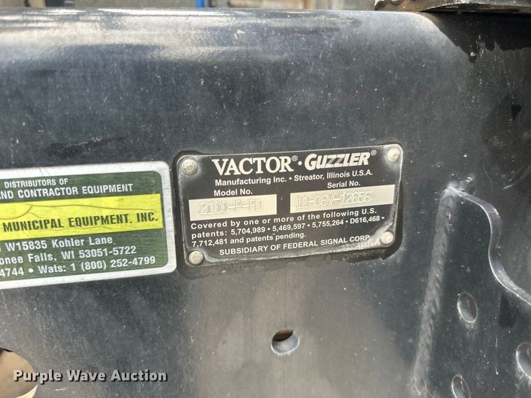 image for item DP8419 2012 International  7500 sewer jetter truck