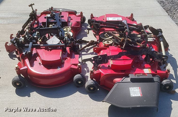 image for item DQ3693 (2) 2018 Tym MM60R-1 finish mowers