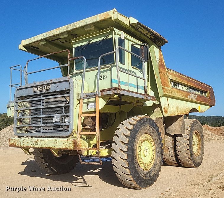 image for item DQ3701 1995 Euclid  R35 haul truck