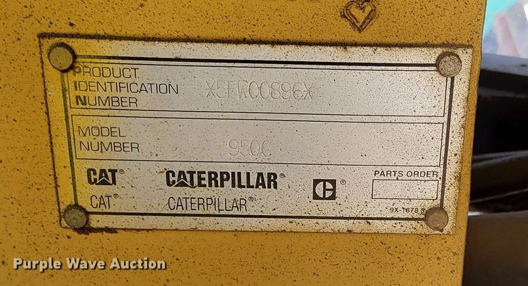 image for item DQ6178 1999 Caterpillar 950G wheel loader