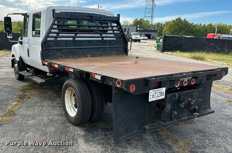 image for item DR2652 2013 International TerraStar Crew Cab flatbed truck