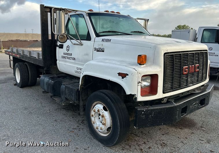 image for item DR2702 1995 GMC Topkick flatbed truck