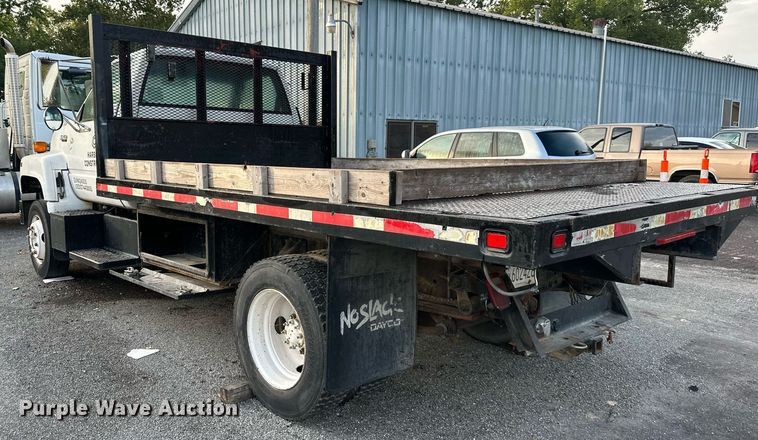 image for item DR2702 1995 GMC Topkick flatbed truck