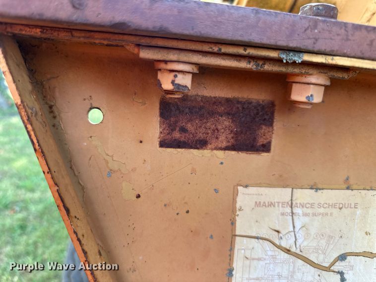 image for item DR2707 Case  580 Super E backhoe