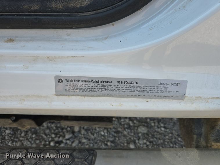 image for item DS4831 2021 Dodge Ram 5500HD utility / service truck