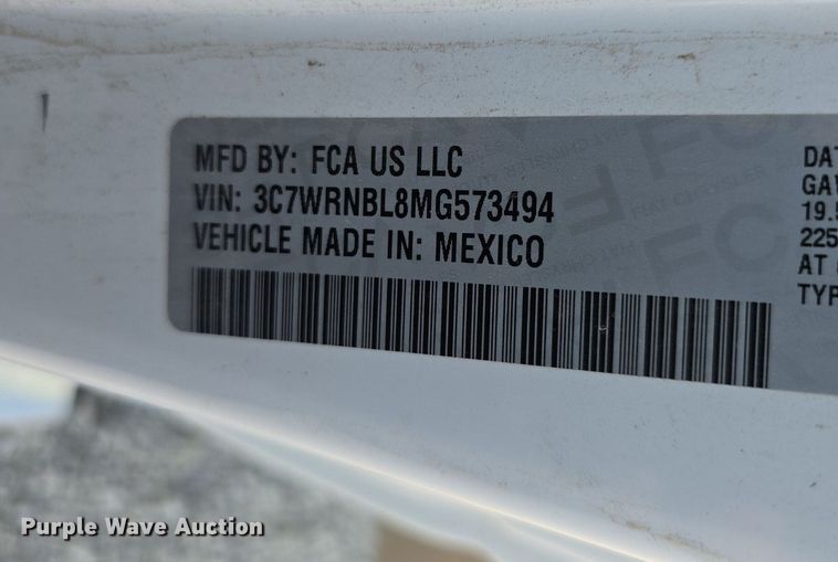 image for item DS4831 2021 Dodge Ram 5500HD utility / service truck