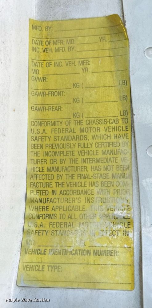 image for item DT2014 2004 GMC C8500 dump truck