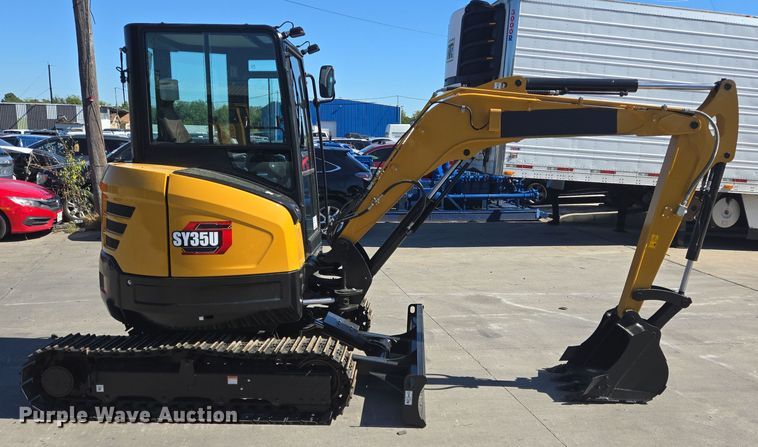 image for item DT5283 2024 Sany SY35U mini excavator