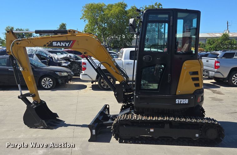 image for item DT5283 2024 Sany SY35U mini excavator