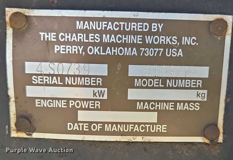 image for item DT5292 1999 Ditch Witch 410 SXD cable plow