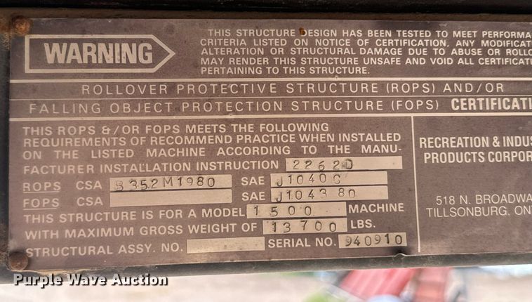 image for item DV2822 1995 Champion SuperPac 600p single drum vibratory roller