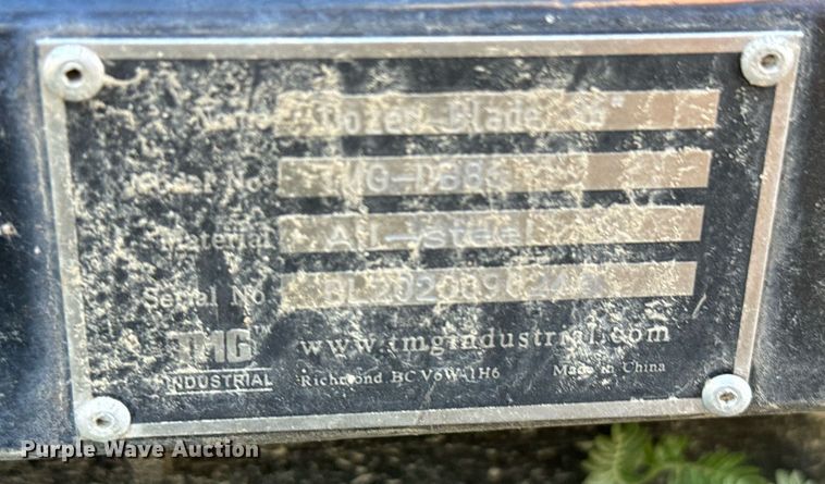 image for item DV2827 TMG DB86 skid steer dozer blade