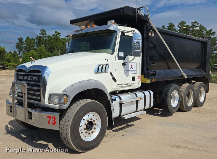 image for item DV5255 2019 Mack Granite dump truck