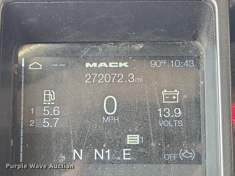 image for item DV5255 2019 Mack Granite dump truck