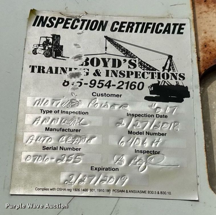 image for item DV5946 2007 Ford F550 Super Duty XL  utility / service truck