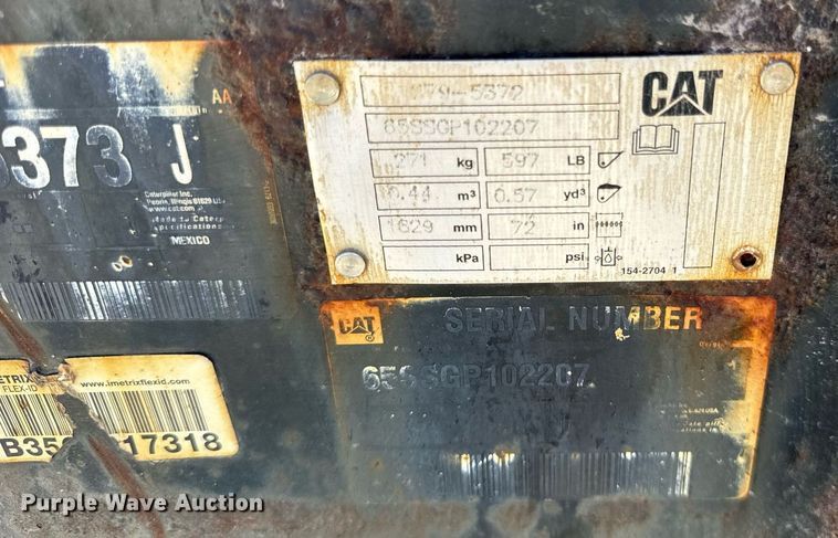 image for item DV5950 2016 Case SV280 skid steer loader