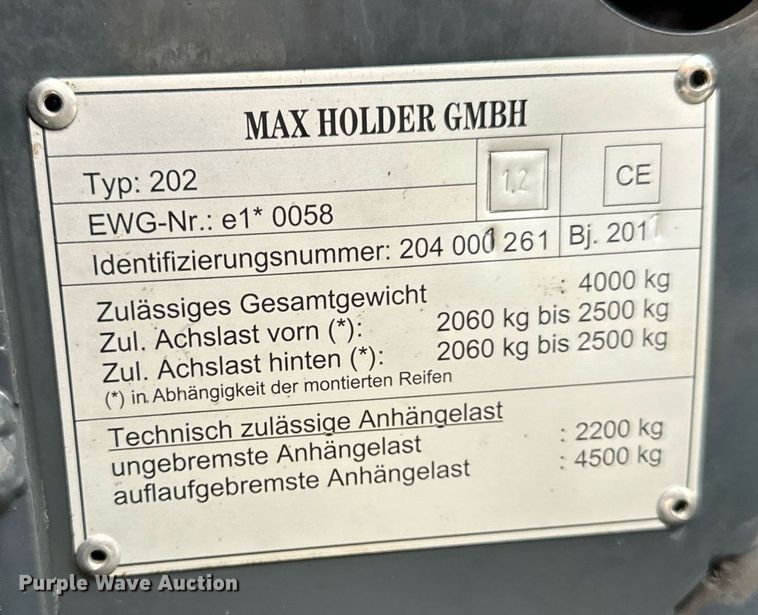 image for item DV5952 Holder C480 municipal tractor