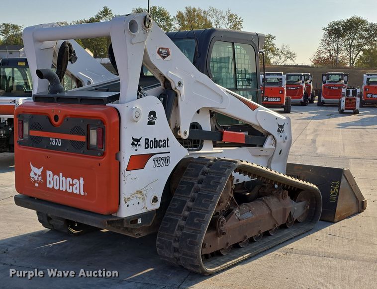 image for item DW3782 2019 Bobcat T870 tracked skid steer loader