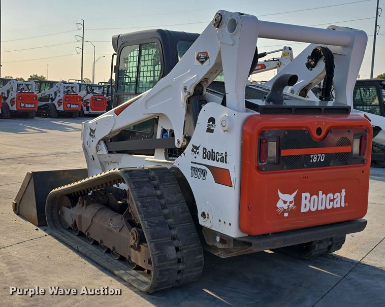 image for item DW3782 2019 Bobcat T870 tracked skid steer loader