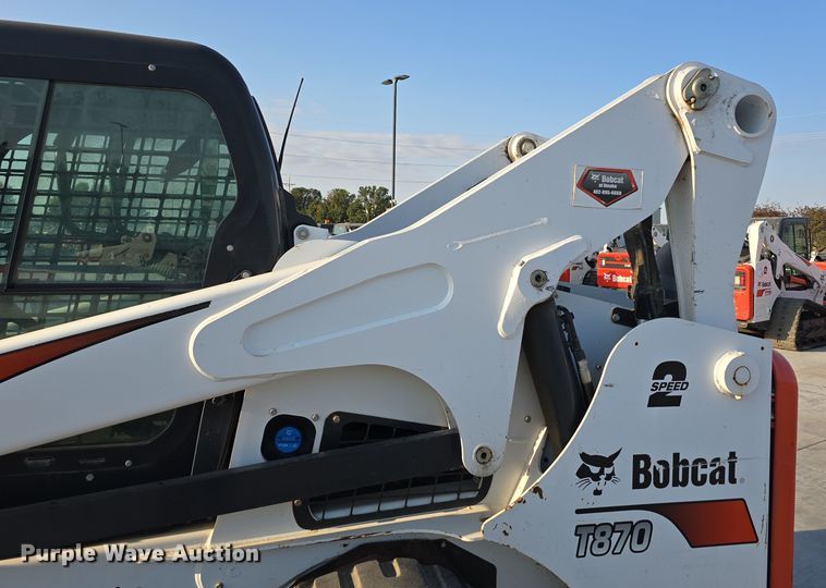 image for item DW3782 2019 Bobcat T870 tracked skid steer loader